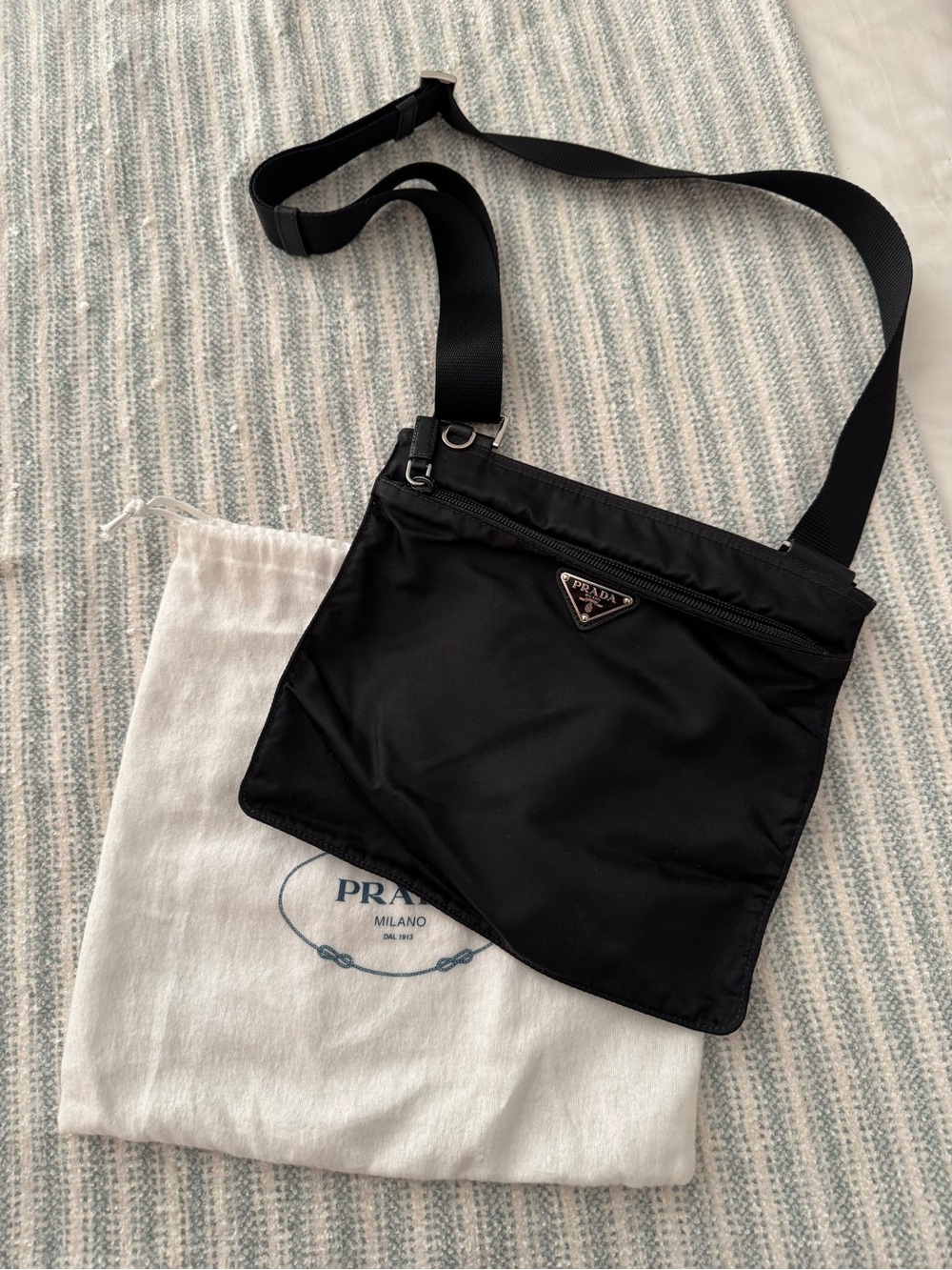 Prada Black Nylon Crossbody Bag *please read description**